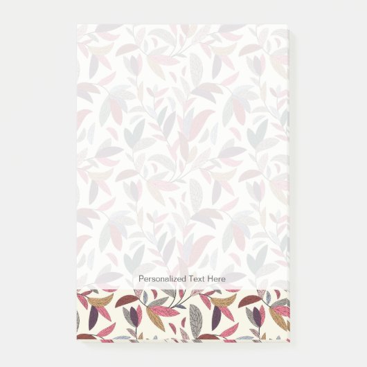 Floral achtergrond 2 post-it® notes (Voorkant)