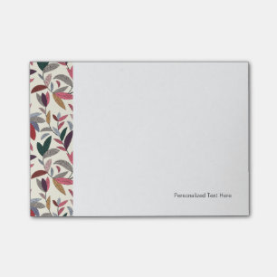 Floral achtergrond 2 post-it® notes
