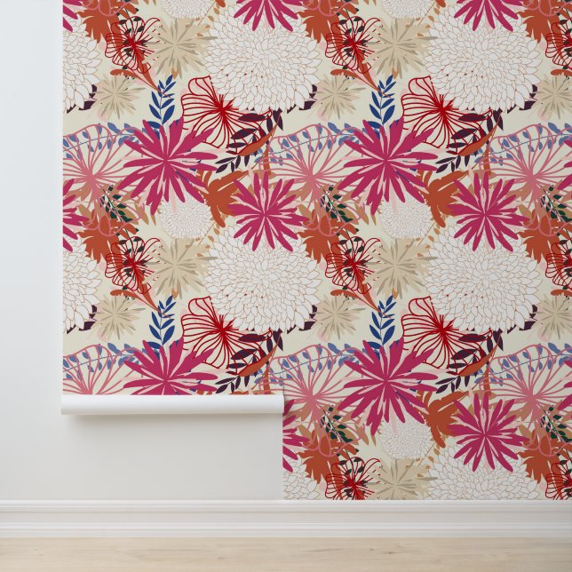 Floral achtergrond 3 behang (Applicatie)