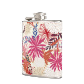 Floral achtergrond 3 heupfles (Links)