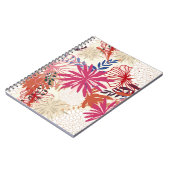 Floral achtergrond 3 notitieboek (Linkerzijde)