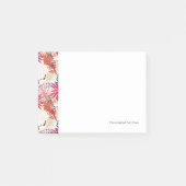 Floral achtergrond 3 post-it® notes (Voorkant)