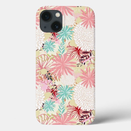 Floral achtergrond 4 Case-Mate iPhone case (Achterkant)