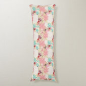 Floral achtergrond 4 lichaamskussen (Voorkant Verticaal)