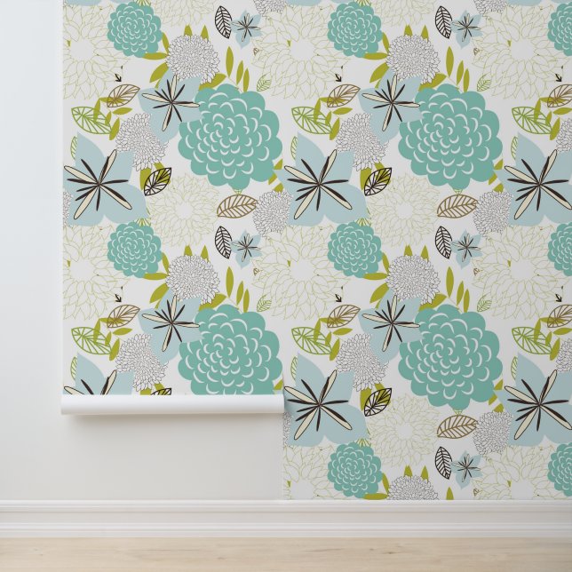 Floral achtergrond 5 behang (Applicatie)