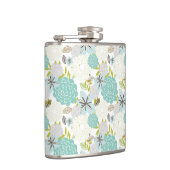 Floral achtergrond 5 heupfles (Rechts)