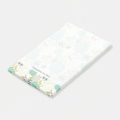 Floral achtergrond 5 post-it® notes (Schuin)