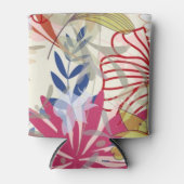 Floral achtergrond 6 blikjeskoeler (Voorkant)