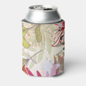 Floral achtergrond 6 blikjeskoeler (Blikje Achterkant)