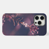 Floral achtergrond iPhone hoesje (Achterkant horizontaal)