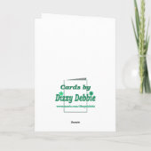 Floral Afstuderen Wenskaart Kaart (Achterkant)