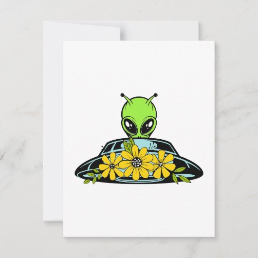 Floral Alien Spaceship (Voorkant)