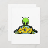 Floral Alien Spaceship (Voorkant / Achterkant)