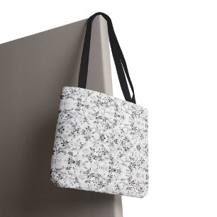 Floral All-Over-Print Canvas tas–Aangepaste naam o Draagtas