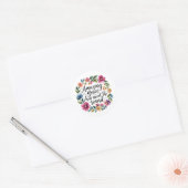 Floral Amazing Grace Sticker (Envelop)