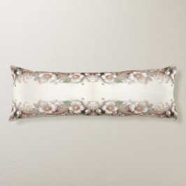 Floral and Pearl Embellishments Body Pillow Lichaamskussen