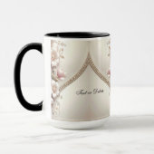 Floral and Pearl Embellishments Mug (Gauche)