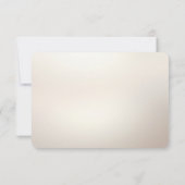 Floral and Pearl Embellishments RSVP Card (Dos)