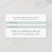 Floral antique | Référence de la bande de mesure (Dos)