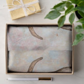 Floral Antler Decoupage Tissue Paper Tissuepapier (Geschenk)