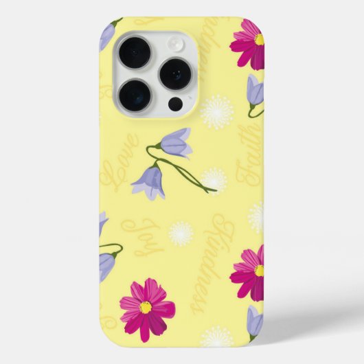 Floral Apple iPhone Case (Achterkant)