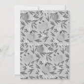 Floral Apple schoolbord leraar pensioen Kaart (Achterkant)