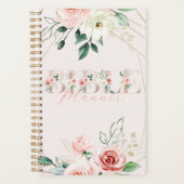 Floral Aquarelle Bible Planner (Devant)
