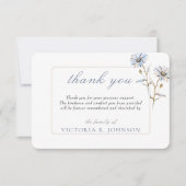 Floral Aquarelle Daisy Funeral Merci (Devant)