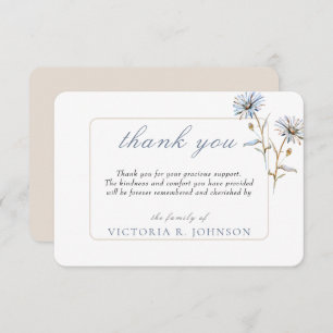 Floral Aquarelle Daisy Funeral Merci