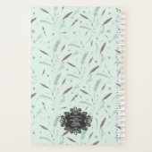Floral Aquarelle Planificateur d'affaires (Dos)