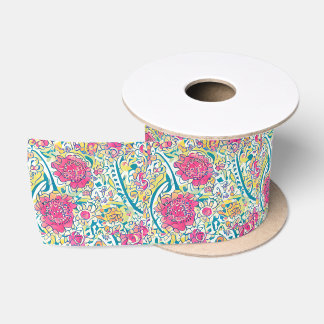 Floral Arabic Pattern Ribbon Lint
