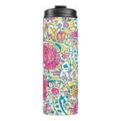 Floral Arabic Pattern Thermosbeker (Voorkant)