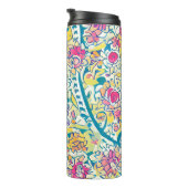 Floral Arabic Pattern Thermosbeker (Geroteerd rechts)