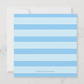 Floral Arch Beach Invitation de la douche nuptiale (Dos)