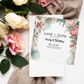 Floral Arch Designer Bewaar de datum Save The Date