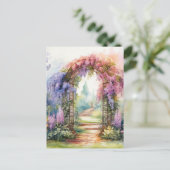 Floral Arch Landscape Briefkaart (Staand voorkant)