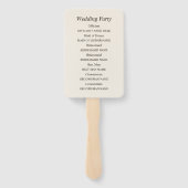 Floral Arrangement Handwaaier (Achterkant)