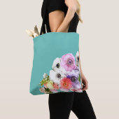 Floral Art Canvas tas (Dichtbij)