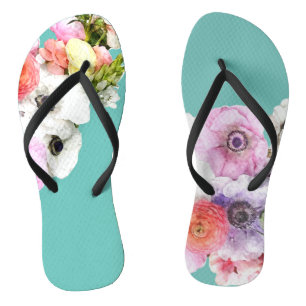 Floral Art Femme tongs flops