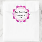 Floral Art Handmade Soap Labels Roze (Tas)