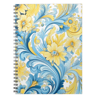 Floral art in Ukrainian motifs Notitieboek
