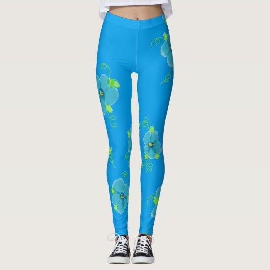 Floral Art Leggings (Voorkant)