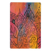  Floral Art Mini Klembord (Achterkant)