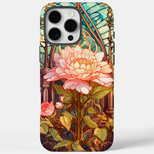 Floral Art Nouveau Inspired Case-Mate iPhone Case (Achterkant)