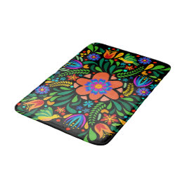 Floral Art patroon badmat