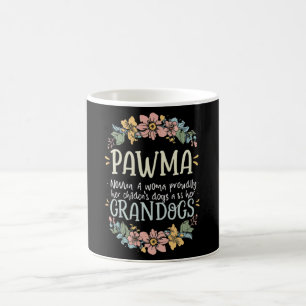 Floral Art Pawma Noun Definition Mama Grandma Dog Koffiemok