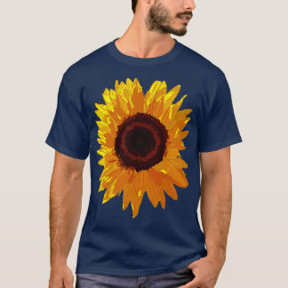 Floral Art Sunflower T-shirt