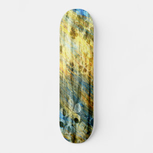 Floral Art Wood Skateboard