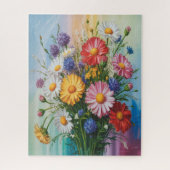 Floral Artistic Jigsaw Puzzle Legpuzzel (Verticaal)
