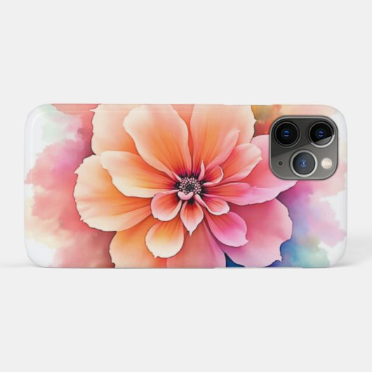 Floral Artistry onthuld ontwerp Case-Mate iPhone Case (Achterkant (horizontaal))